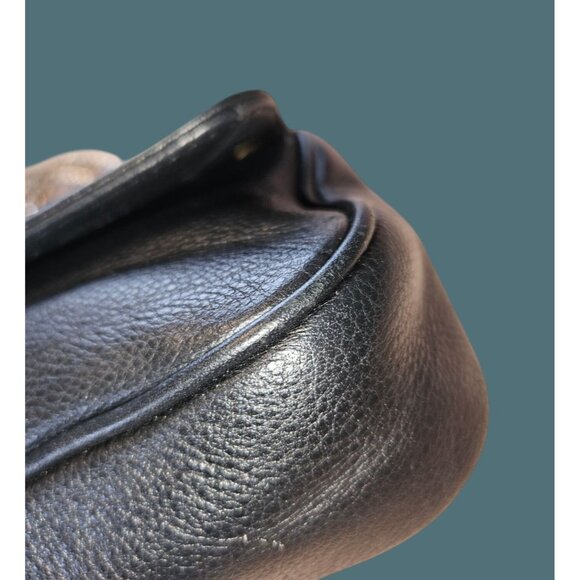 Michael Michael Kors Leather Double Gold Chain Shoulder Flap Bag - Picture 9 of 15